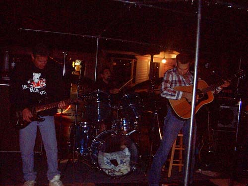 Uncle Dean jammin with the band