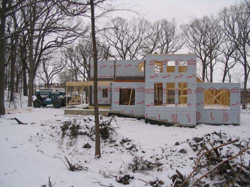 2004_01_24 017 Rear of the House With Second floor bathroom Window