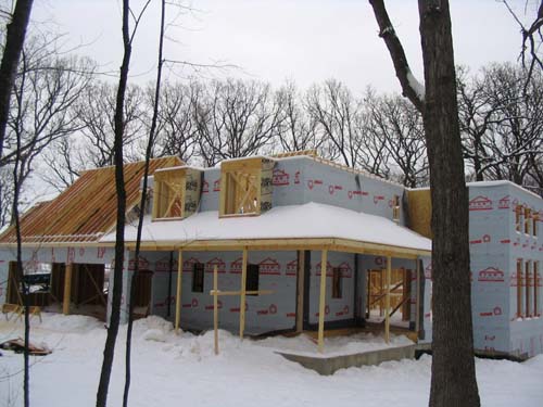 2004_02_07 011Back Porch Roof Complete after more Snow