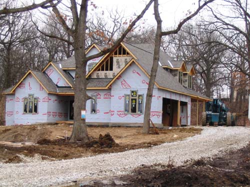 2004_03_06 024 Windows and New Rock in the Driveway