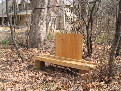 2004_04_017 162 Allison and Corte's Bench in the Woods