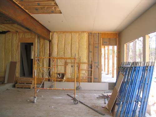 2004_04_024 120 Garage Drywall Started