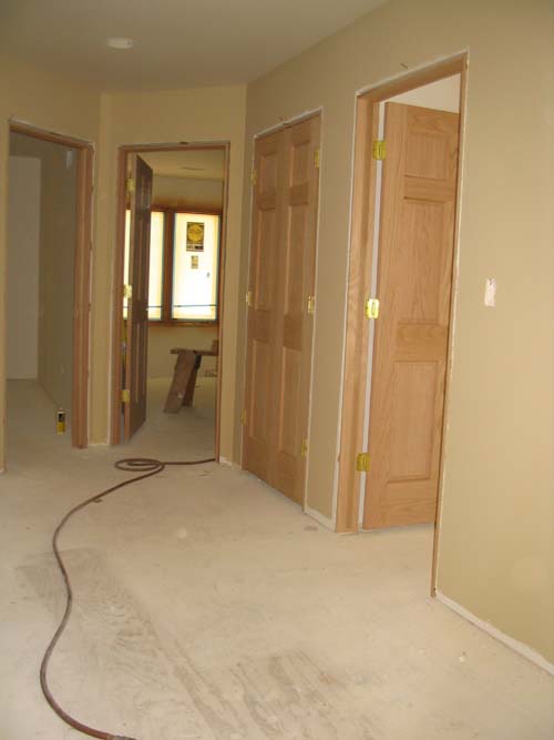 2004_05_22 018 Upstairs Hallway with Final Colors and Unstained Doors