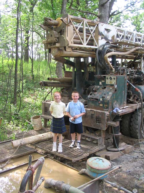 2004_05_29 022 Allison and Corte after Day One of Drilling