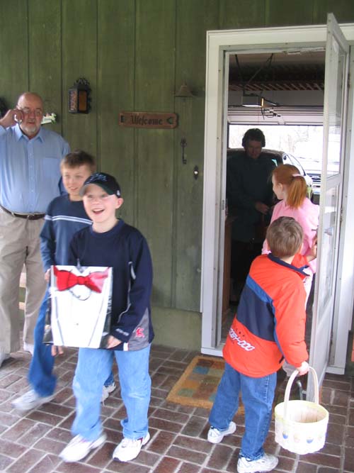 2005_04_01 025 Daniel is Polite and Holds the Door